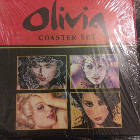 Olivia Coaster Set Dark Horse Comics SEALED (4) Coasters Art New - Picture 1 of 2